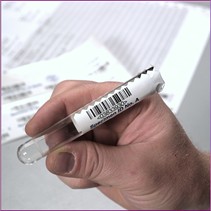 Clinical Lab -Test tube label (sq)